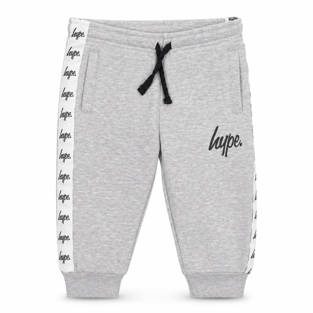 Front view of Hype boys’ grey sweat shorts, size 7, years