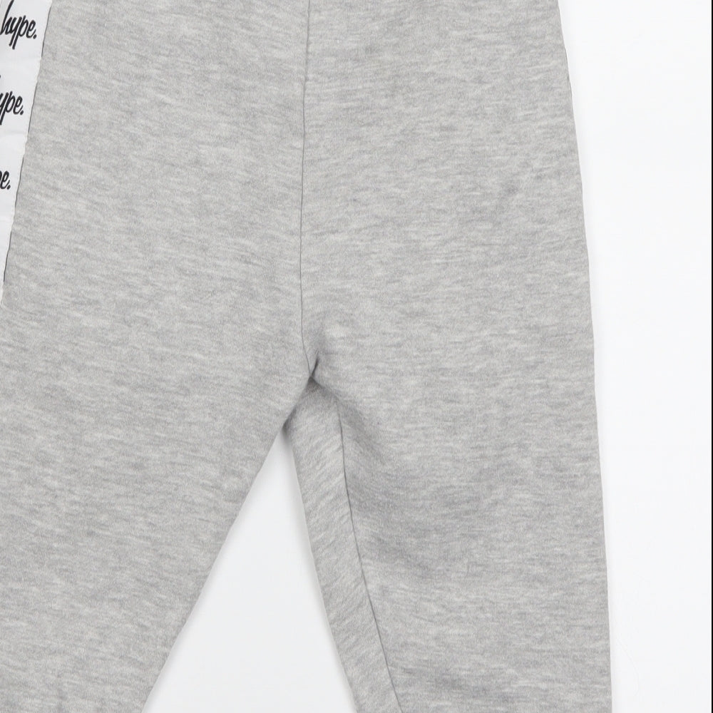 Hype Boys Grey   Sweat Shorts Size 7 Years