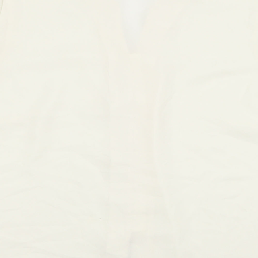 Marks and Spencer Womens Ivory   Basic Button-Up Size 18