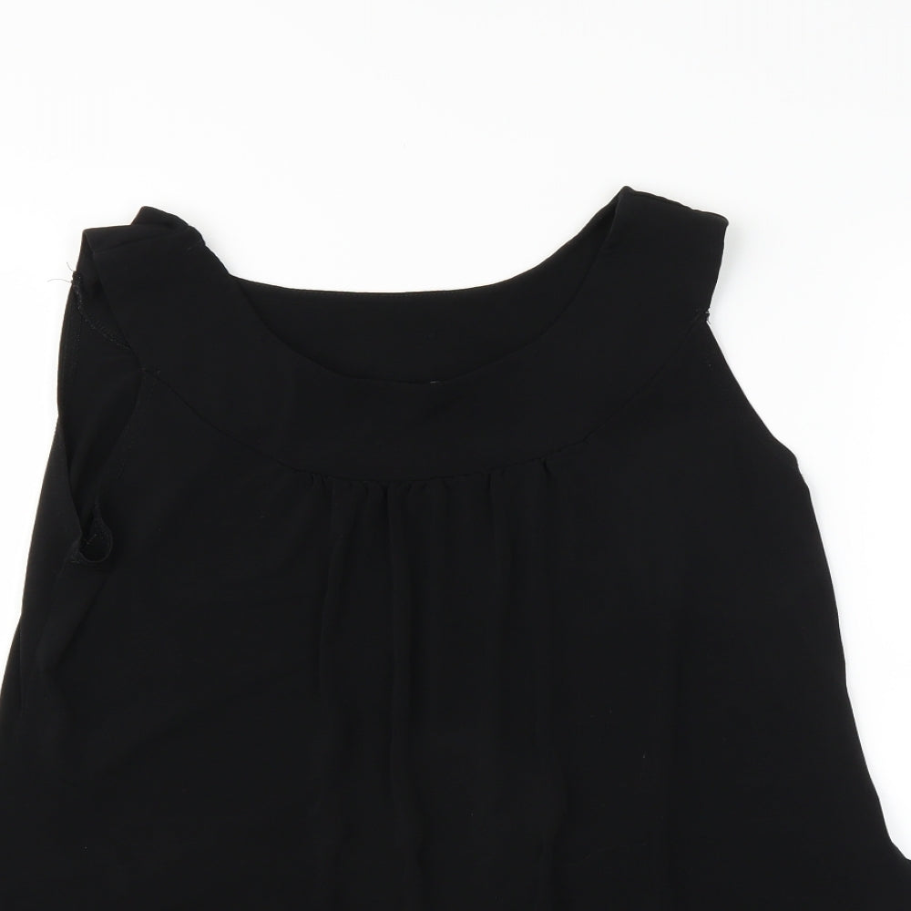 Preworn Womens Black   Basic T-Shirt Size L