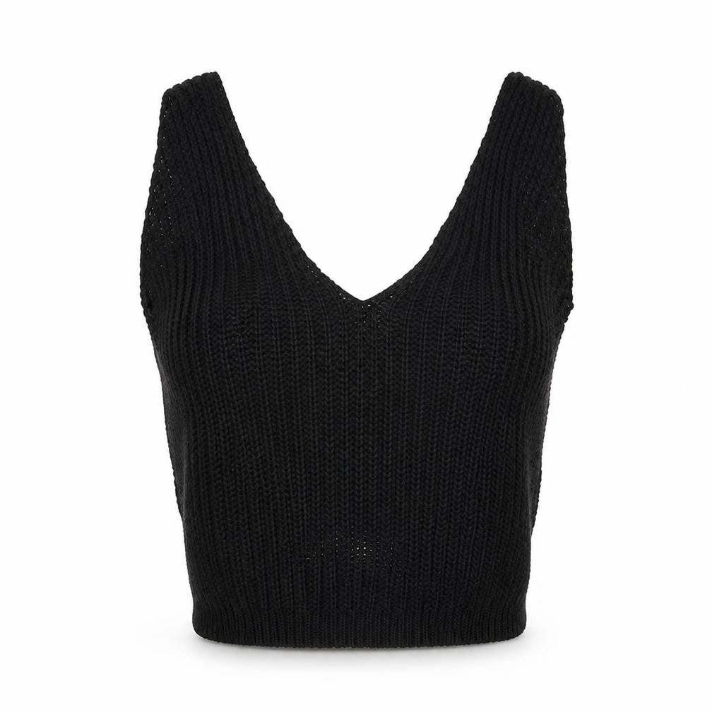 Front view of New Look women’s black jumper, size S