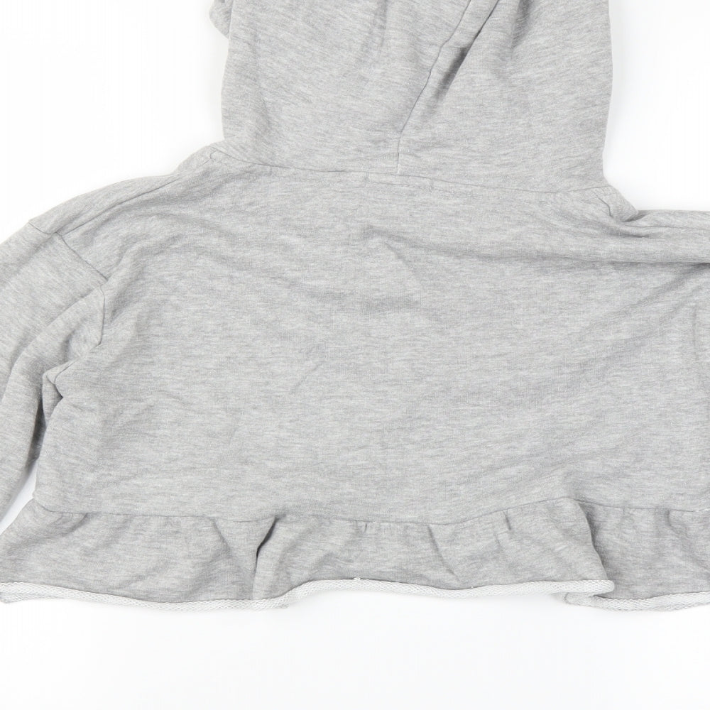 PRETTYLITTLETHING Womens Grey   Pullover Jumper Size 10