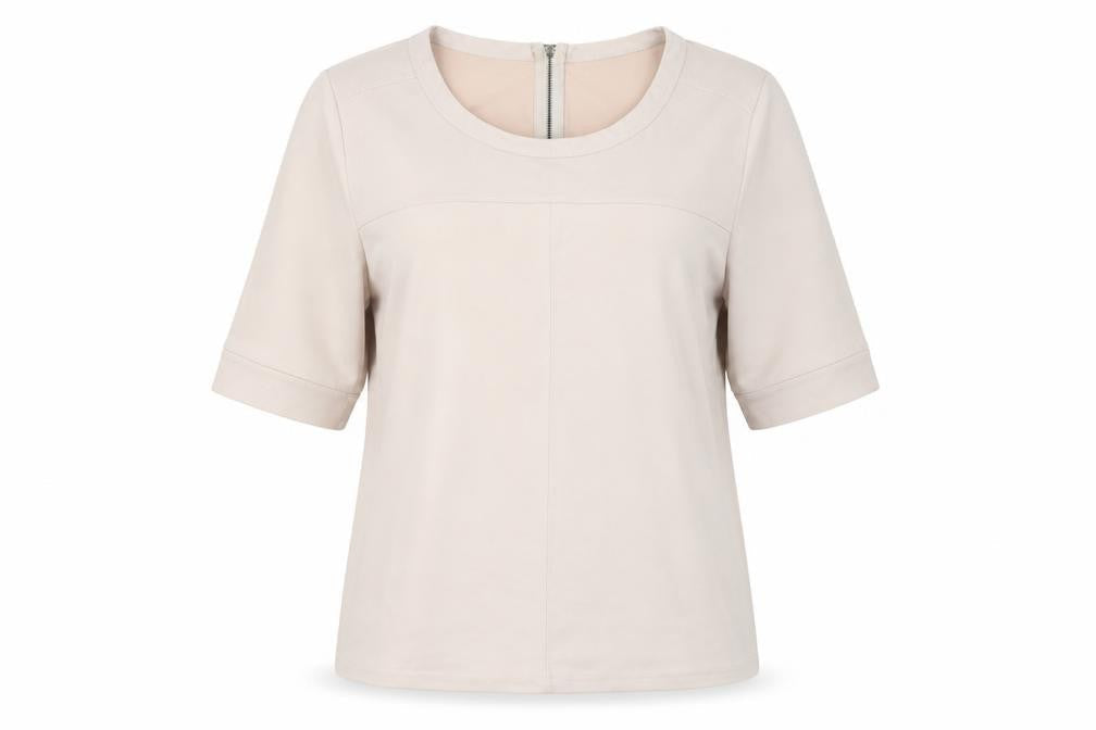 Front view of Next women’s pink jumper, size UK 8