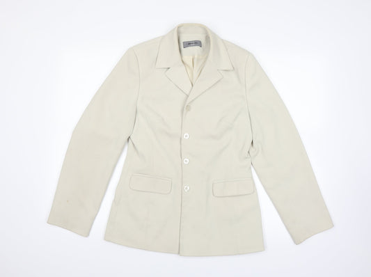ameranto Womens White   Jacket  Size 10