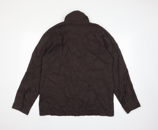 Taylor & Wright Mens Brown   Pea Coat Coat Size M