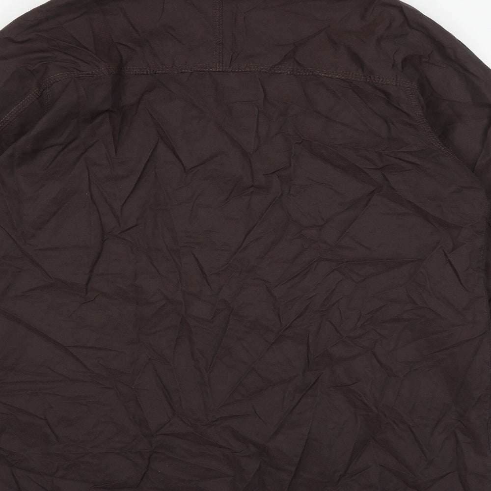 Taylor & Wright Mens Brown   Pea Coat Coat Size M