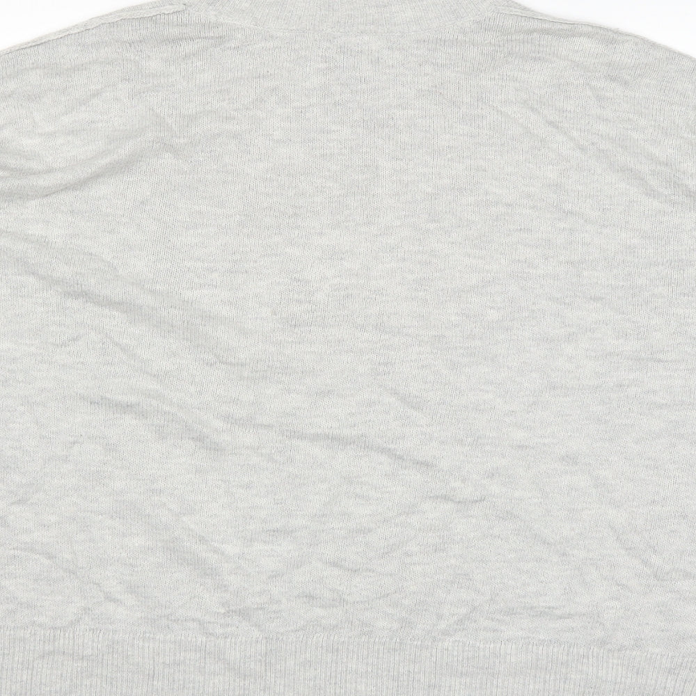 H&M Womens Grey   Pullover Jumper Size M