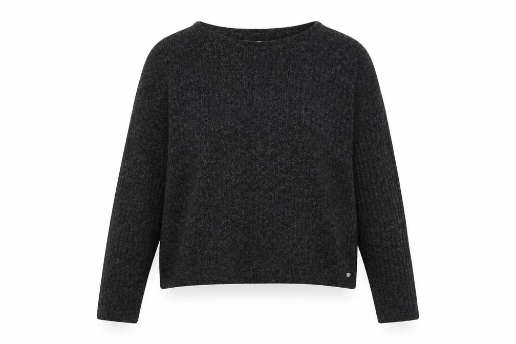 Front view of Pacific Republic women’s grey jumper, size S