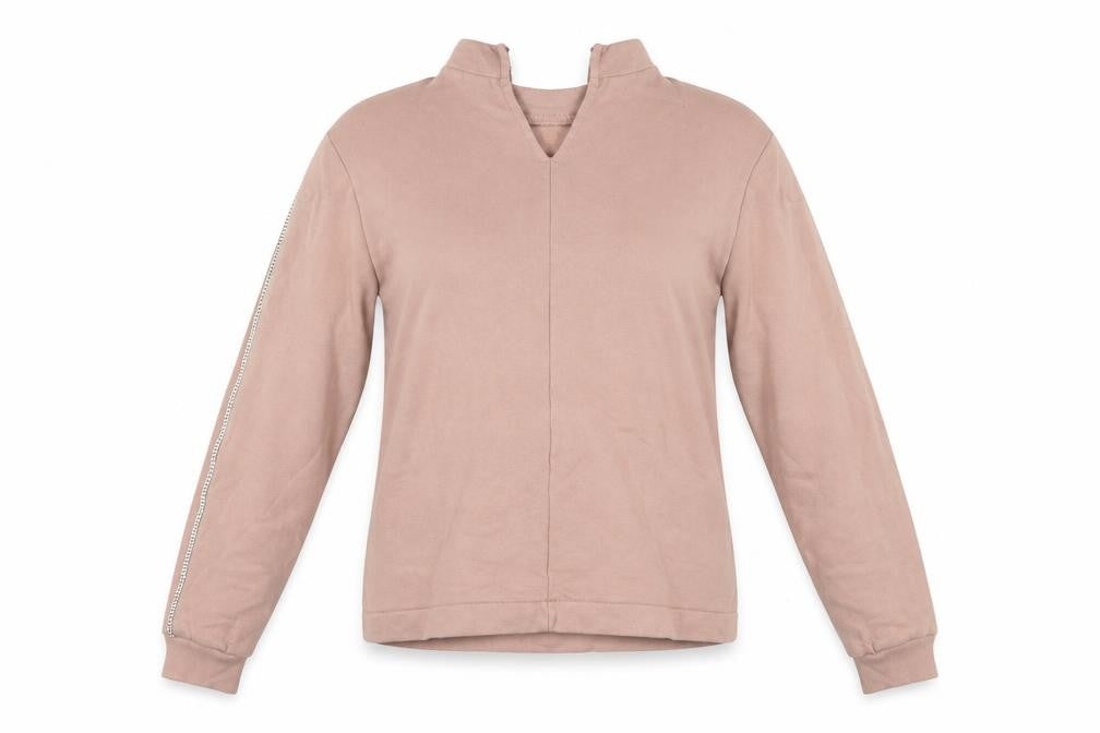 Front view of River Island women’s pink jumper, size XS