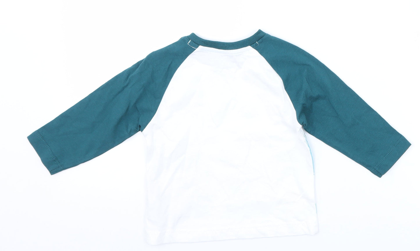 Nutmeg Boys Green   Basic T-Shirt Size 6-9 Months  - Graphic
