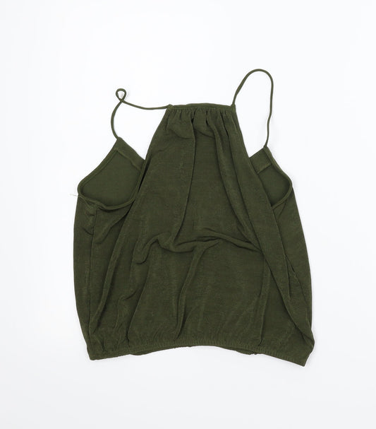 BKS Girl Womens Green   Camisole Tank Size M