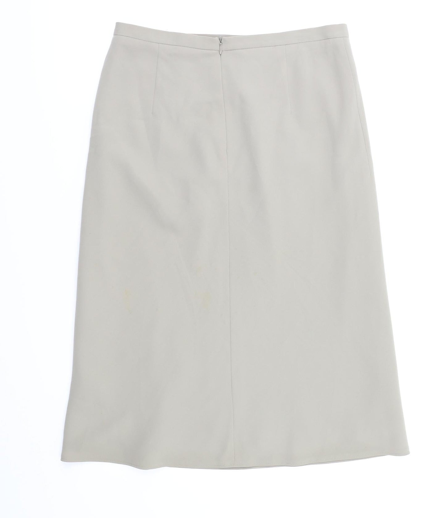 NAFNAE Womens Beige   A-Line Skirt Size 40