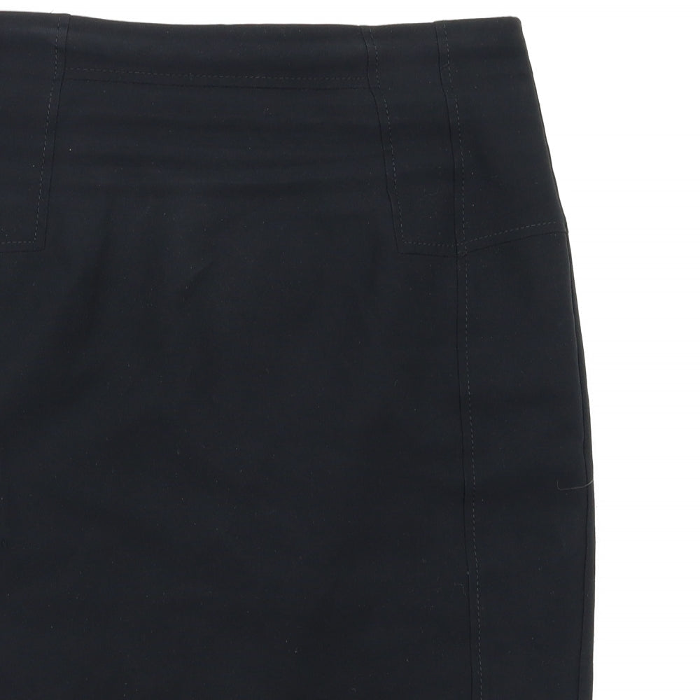 Dorothy Perkins Womens Black   A-Line Skirt Size 12