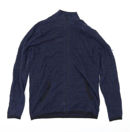NEXT Womens Blue   Full Zip Jumper Size L