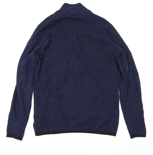 NEXT Womens Blue   Full Zip Jumper Size L