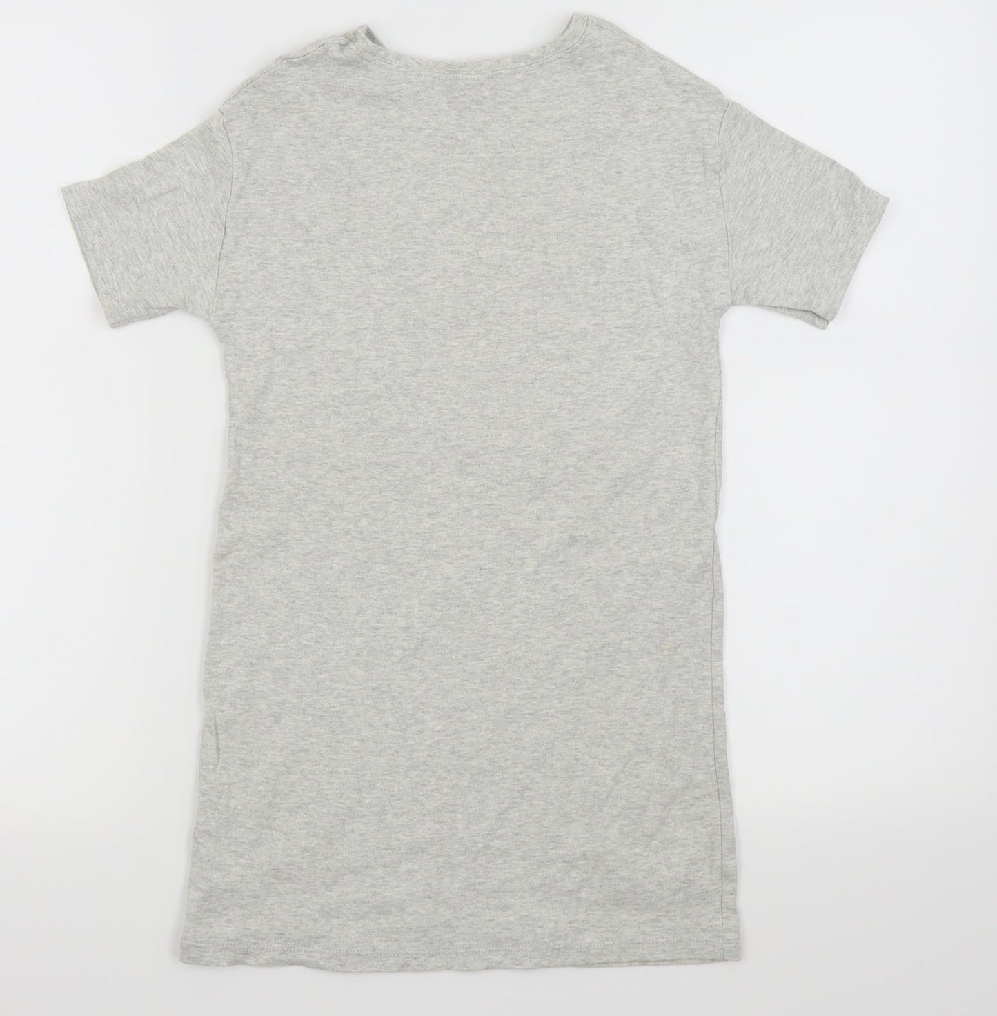 NEXT Girls Grey   Basic T-Shirt Size 7 Years