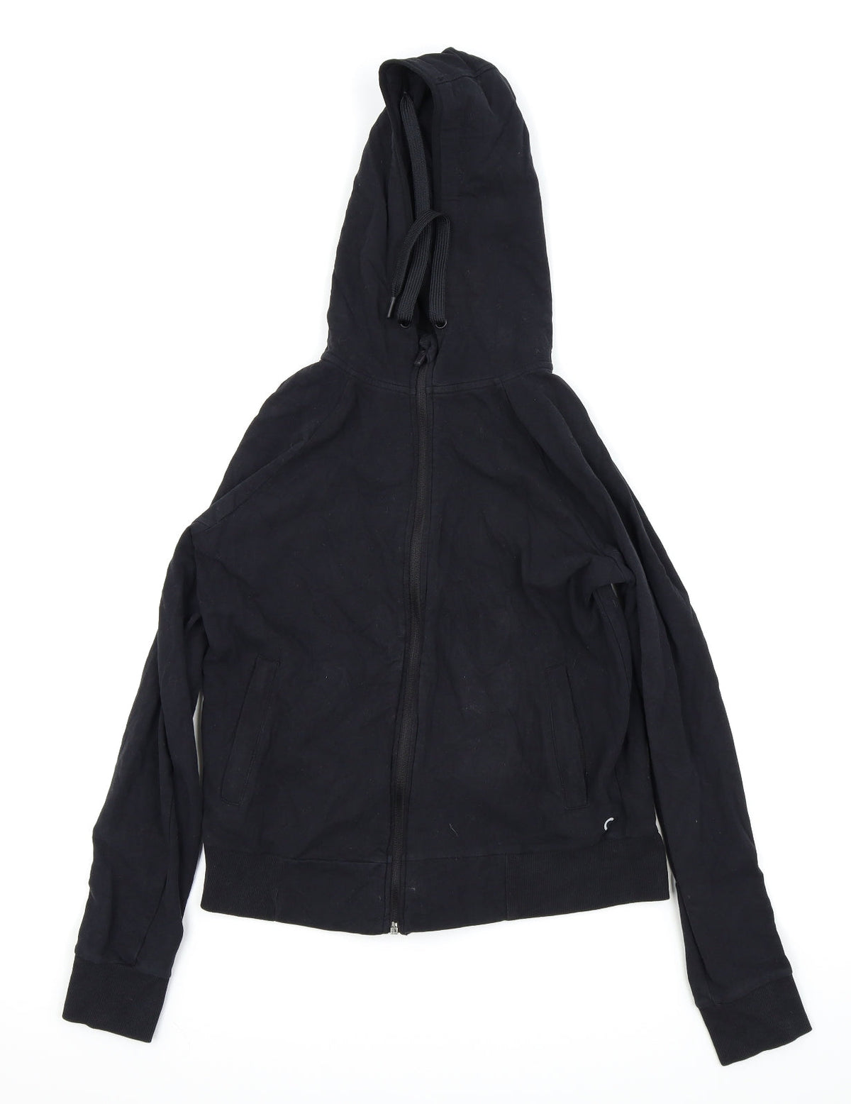 Additional front view of Marks & Spencer women’s black cardigan jumper, size UK 10