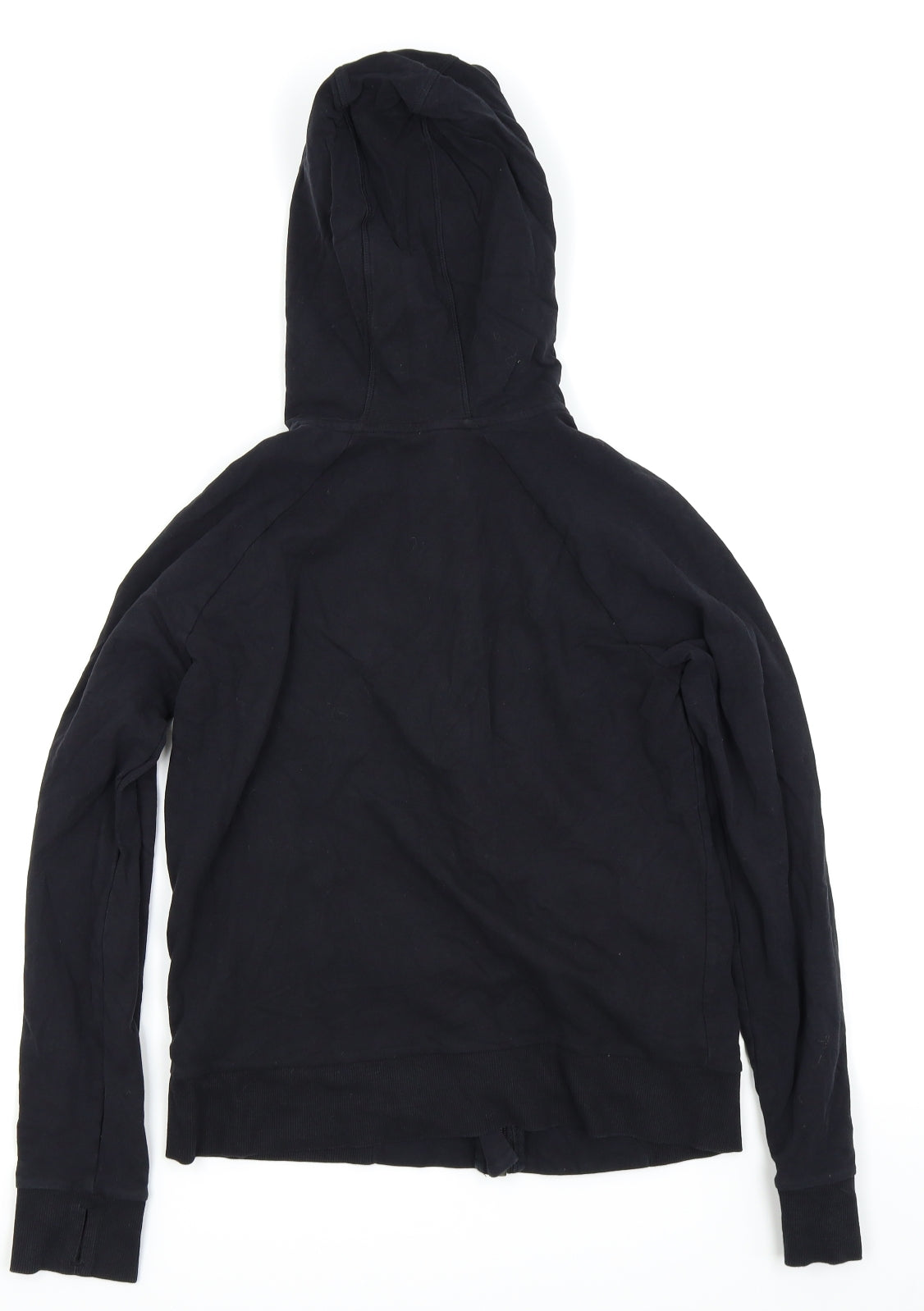 Back view of Marks & Spencer women’s black cardigan jumper, size UK 10