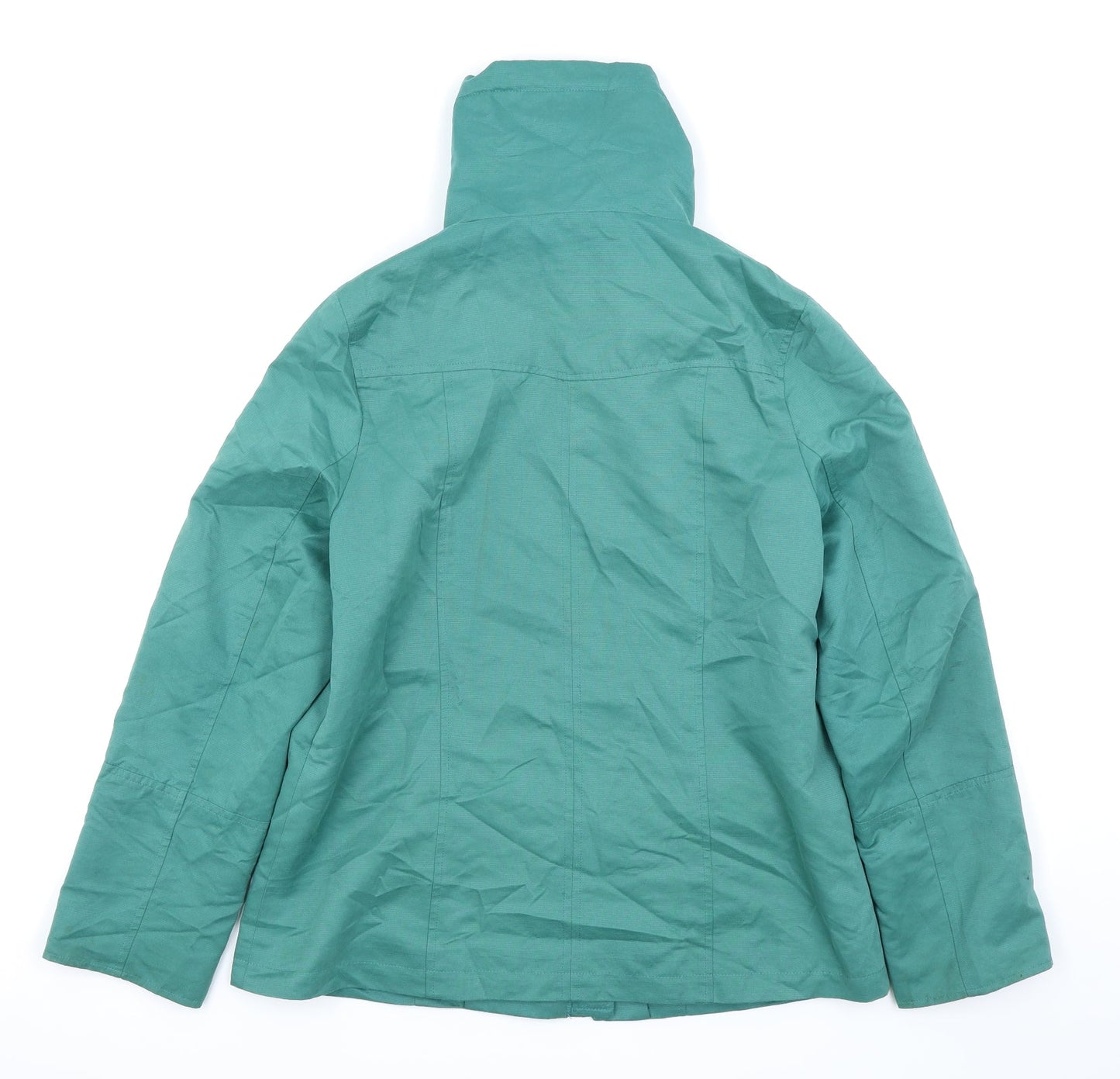 Lakeland Womens Green   Rain Coat Coat Size 12