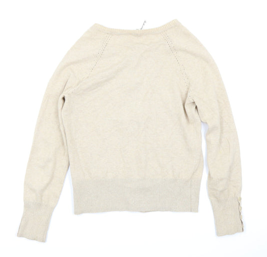 Red Herring Womens Beige   Cardigan Jumper Size 12