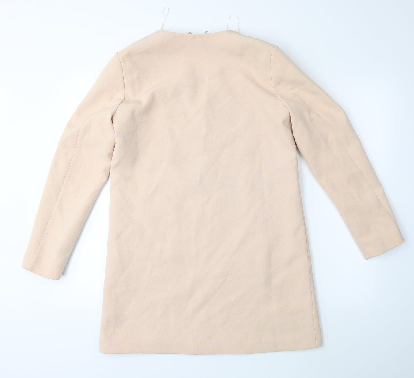 H&M Womens Beige   Overcoat Coat