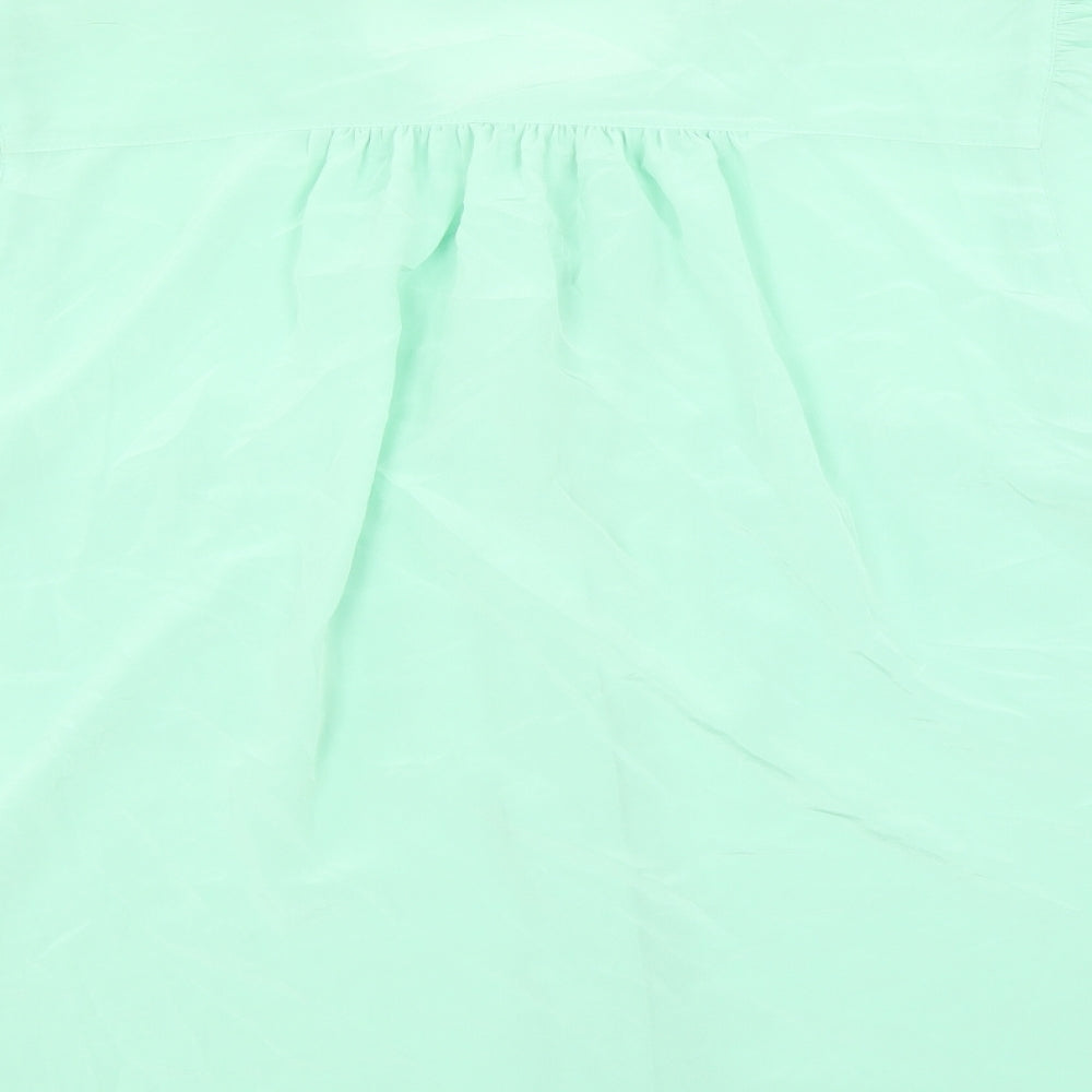 Bianca Womens Green   Basic Blouse Size 12