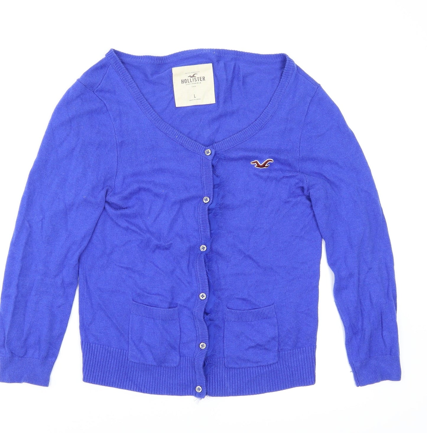 Hollister Womens Blue   Cardigan Jumper Size S