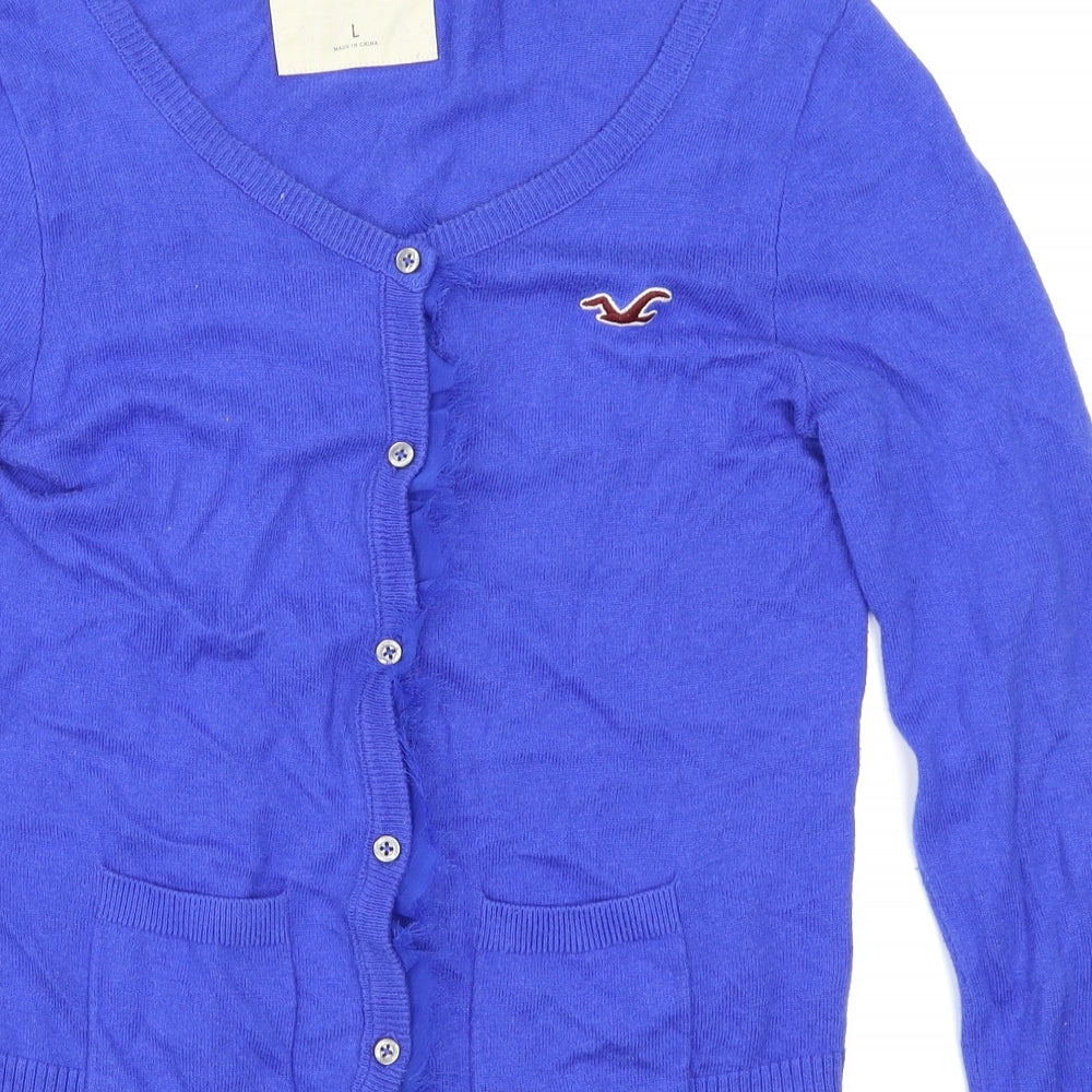 Hollister Womens Blue   Cardigan Jumper Size S