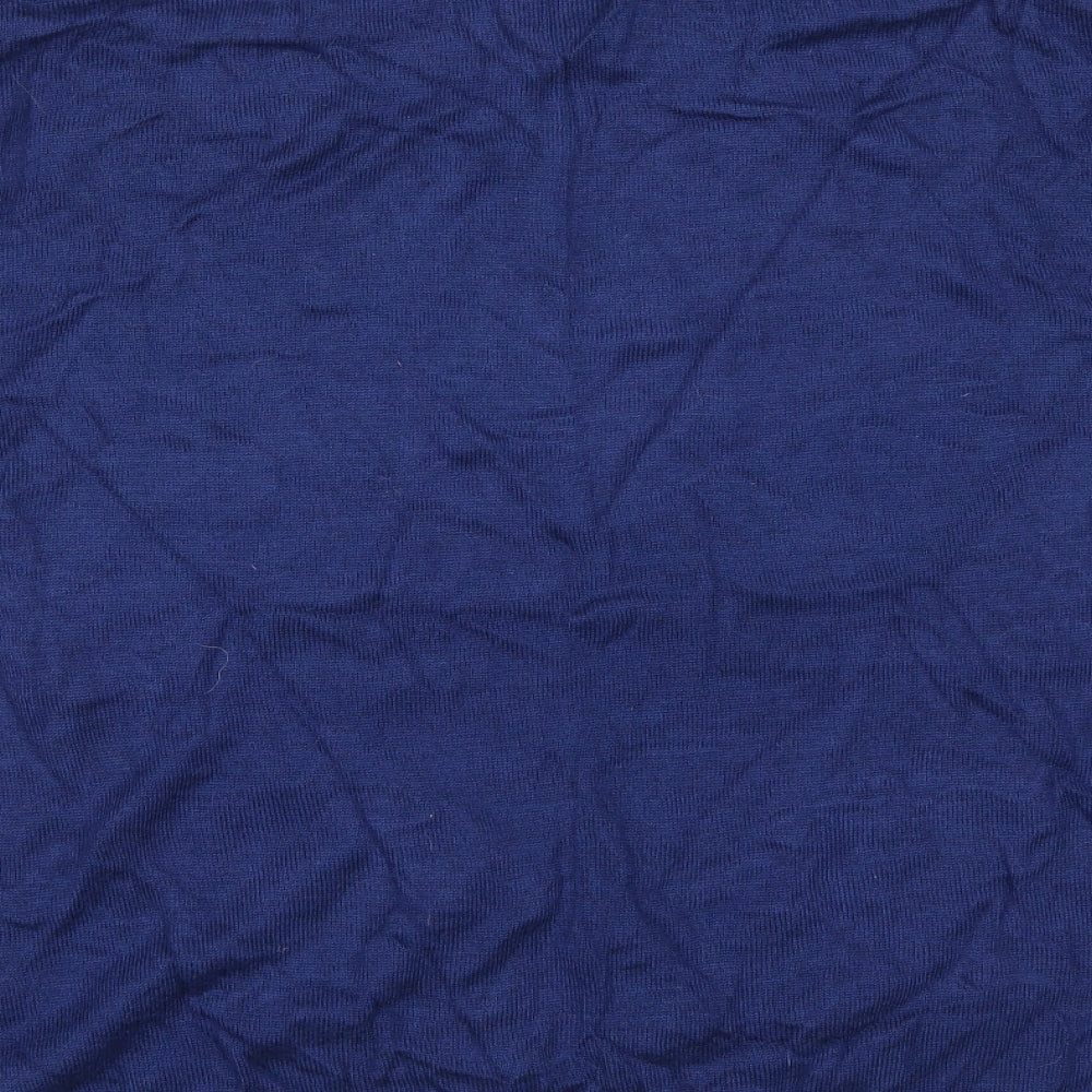 Soon Womens Blue Floral  Pullover Jumper Size 18