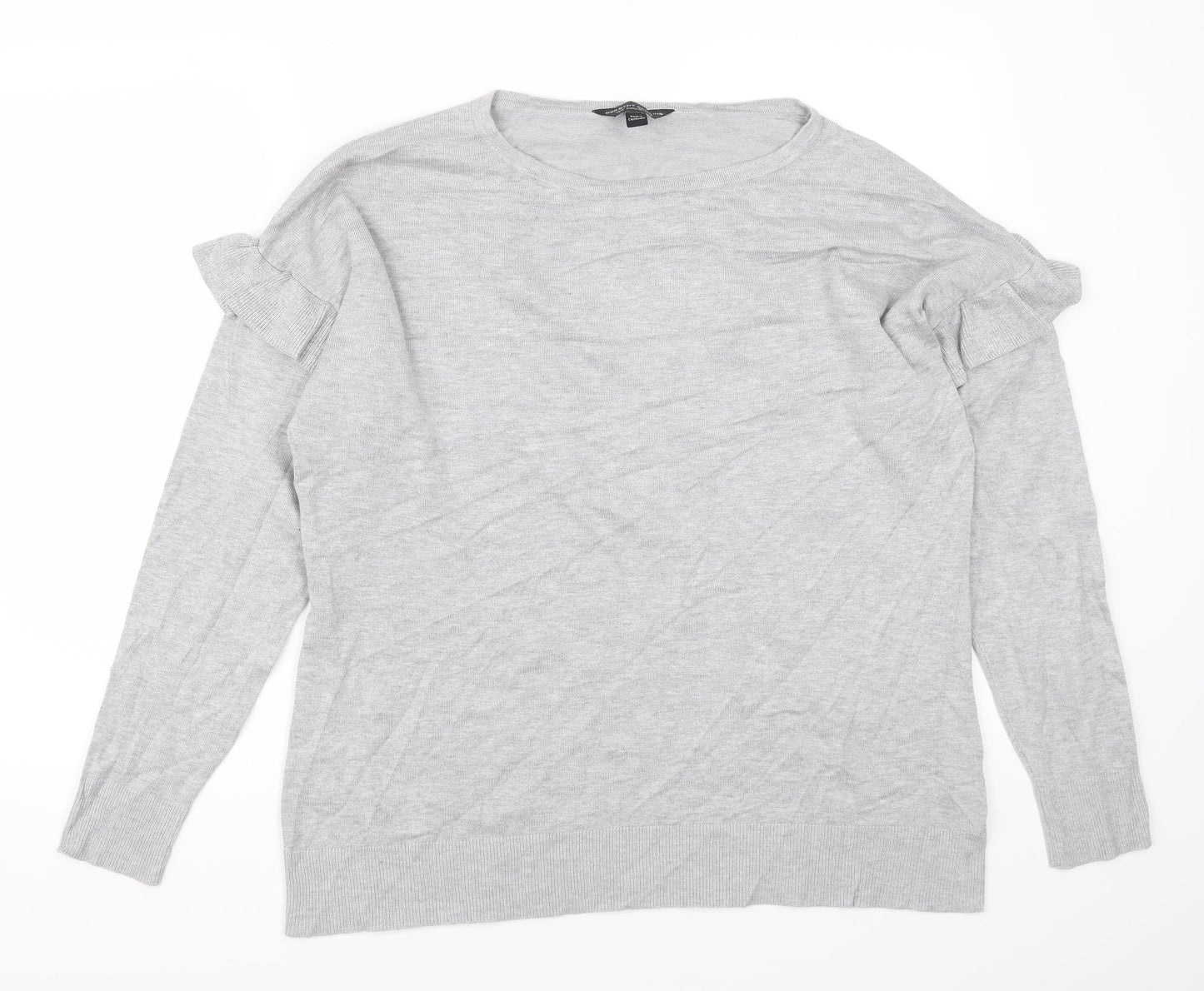 Dorothy Perkins Womens Grey   Pullover Jumper Size 18