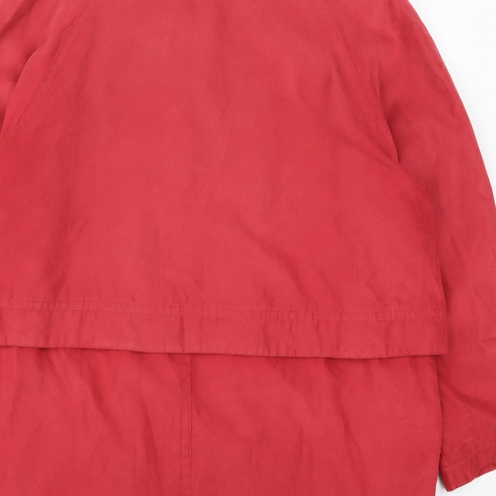 Marks and Spencer Womens Red   Overcoat Coat Size 14