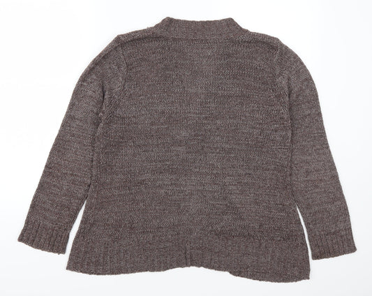 Bonmarché Womens Brown   Cardigan Jumper Size M