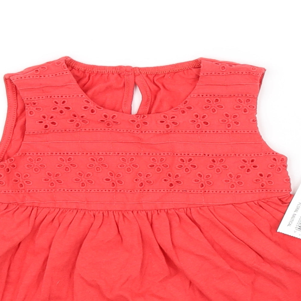 Matalan  Red   Fit & Flare  Size 6-9 Months