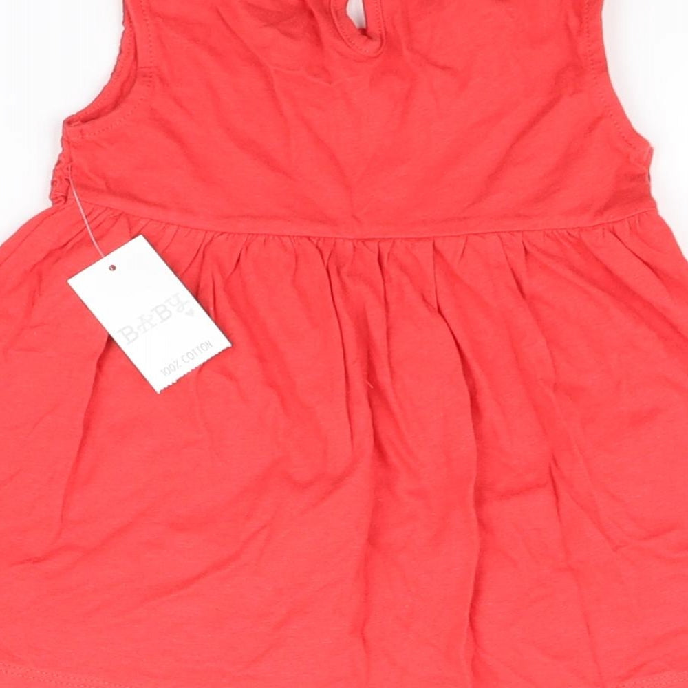 Matalan  Red   Fit & Flare  Size 6-9 Months