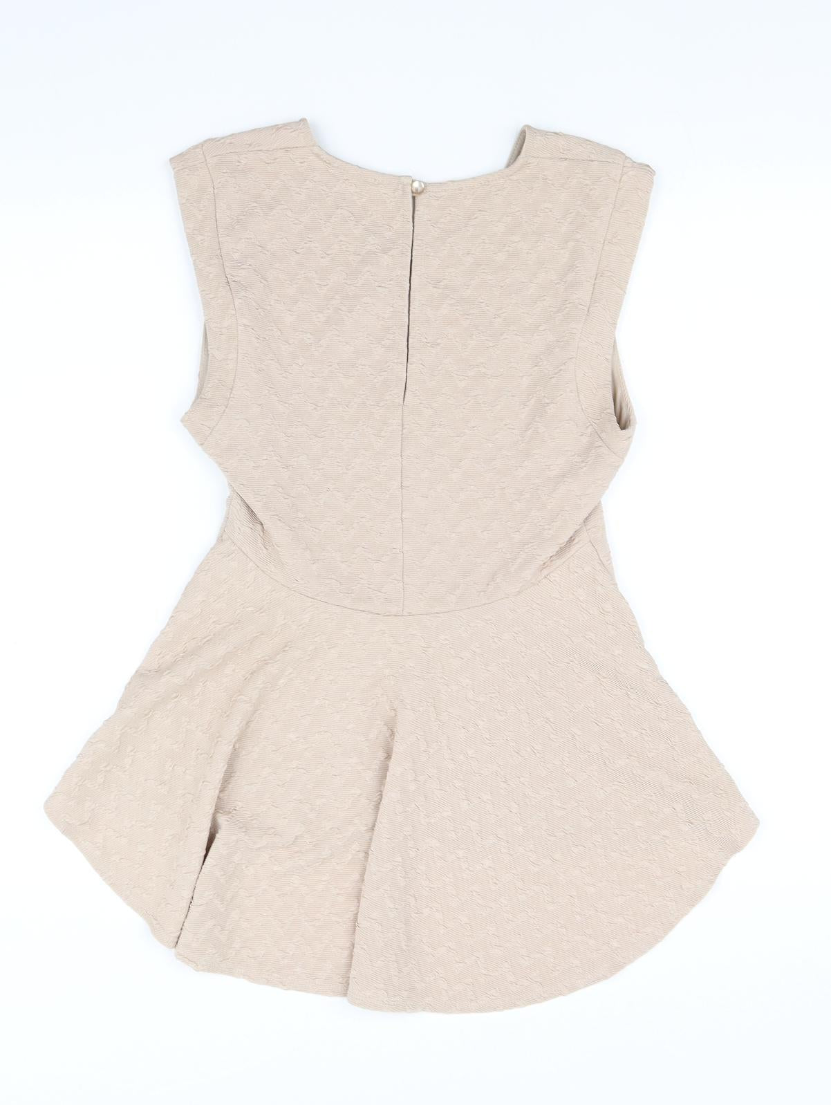 Miss Selfridge Womens Beige   Fit & Flare  Size 12