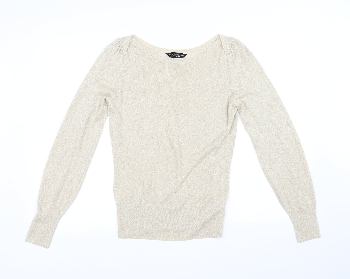 Dorothy Perkins Womens Beige   Pullover Jumper Size 14