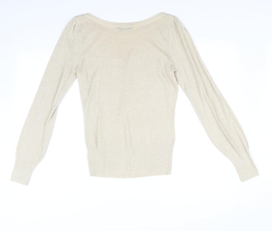 Dorothy Perkins Womens Beige   Pullover Jumper Size 14
