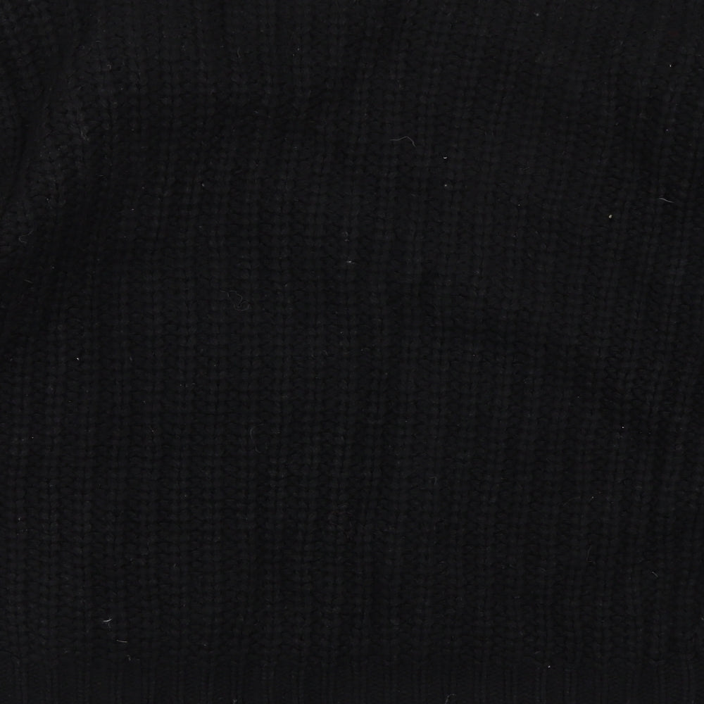 Topshop Womens Black   Pullover Jumper Size S