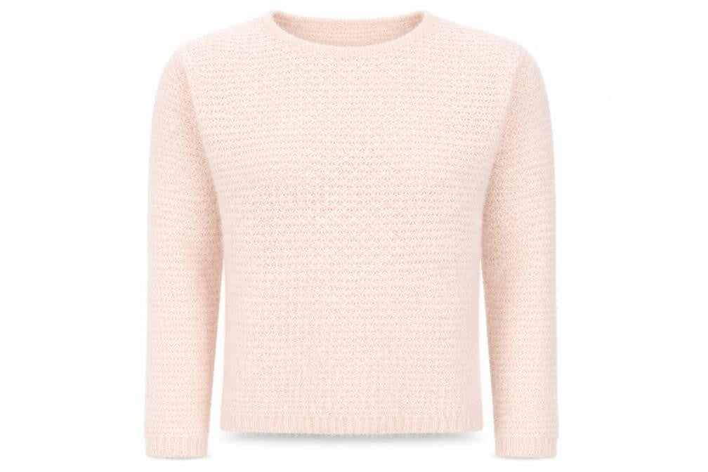 Front view of Pep&Co women’s pink jumper, size M