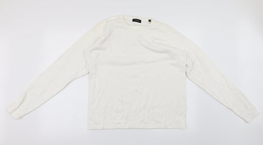 Linea Womens White   Pullover Jumper Size S
