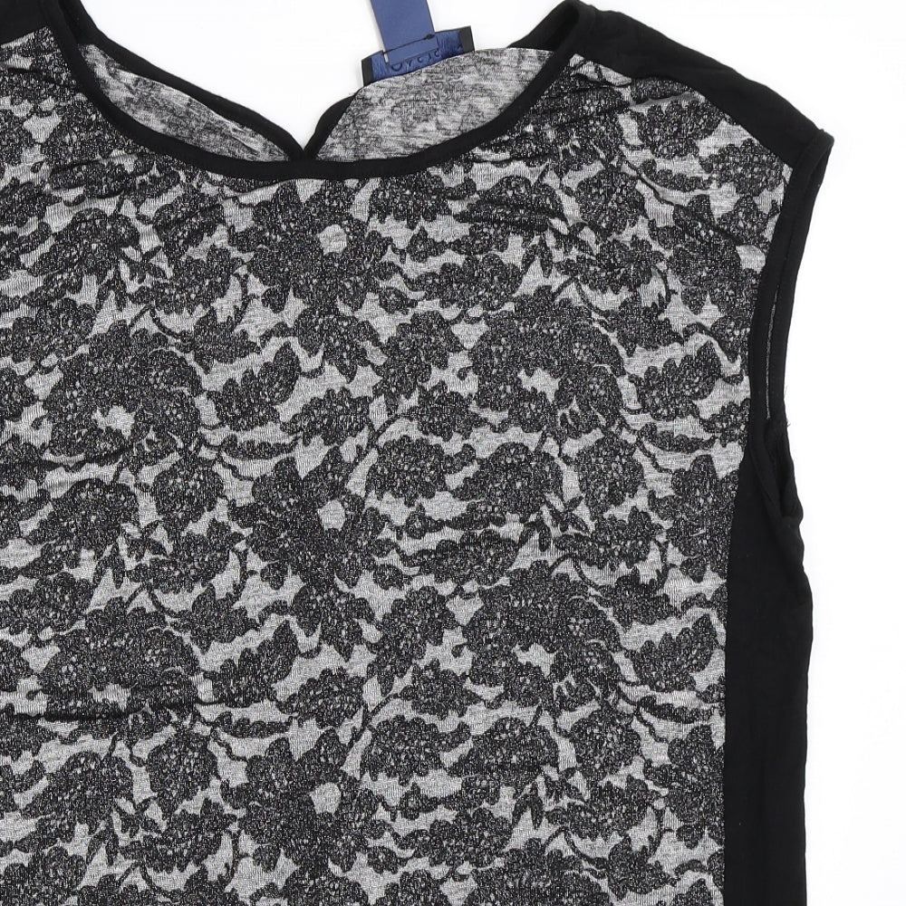 Oasis Womens Black   Basic Blouse Size M