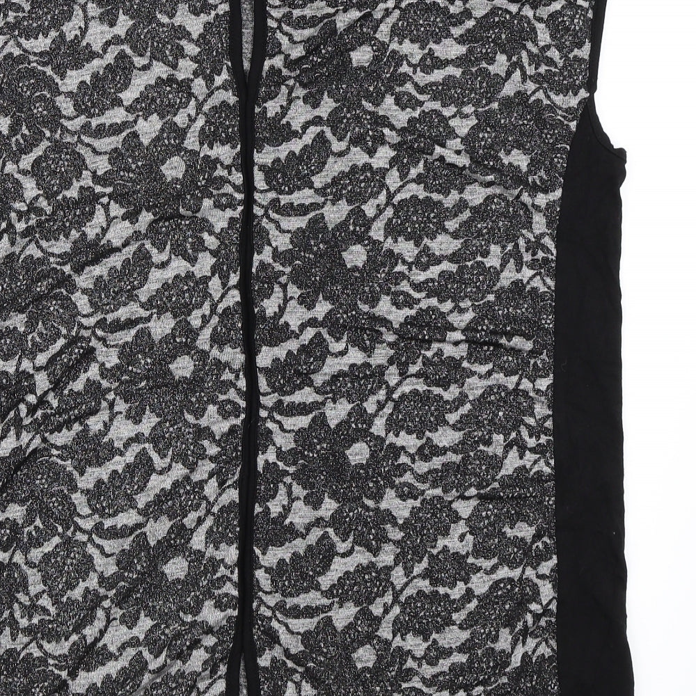 Oasis Womens Black   Basic Blouse Size M