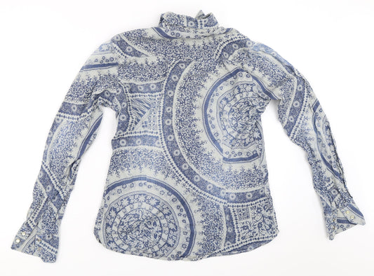 Poggio Woman Womens Blue   Basic Blouse Size 36