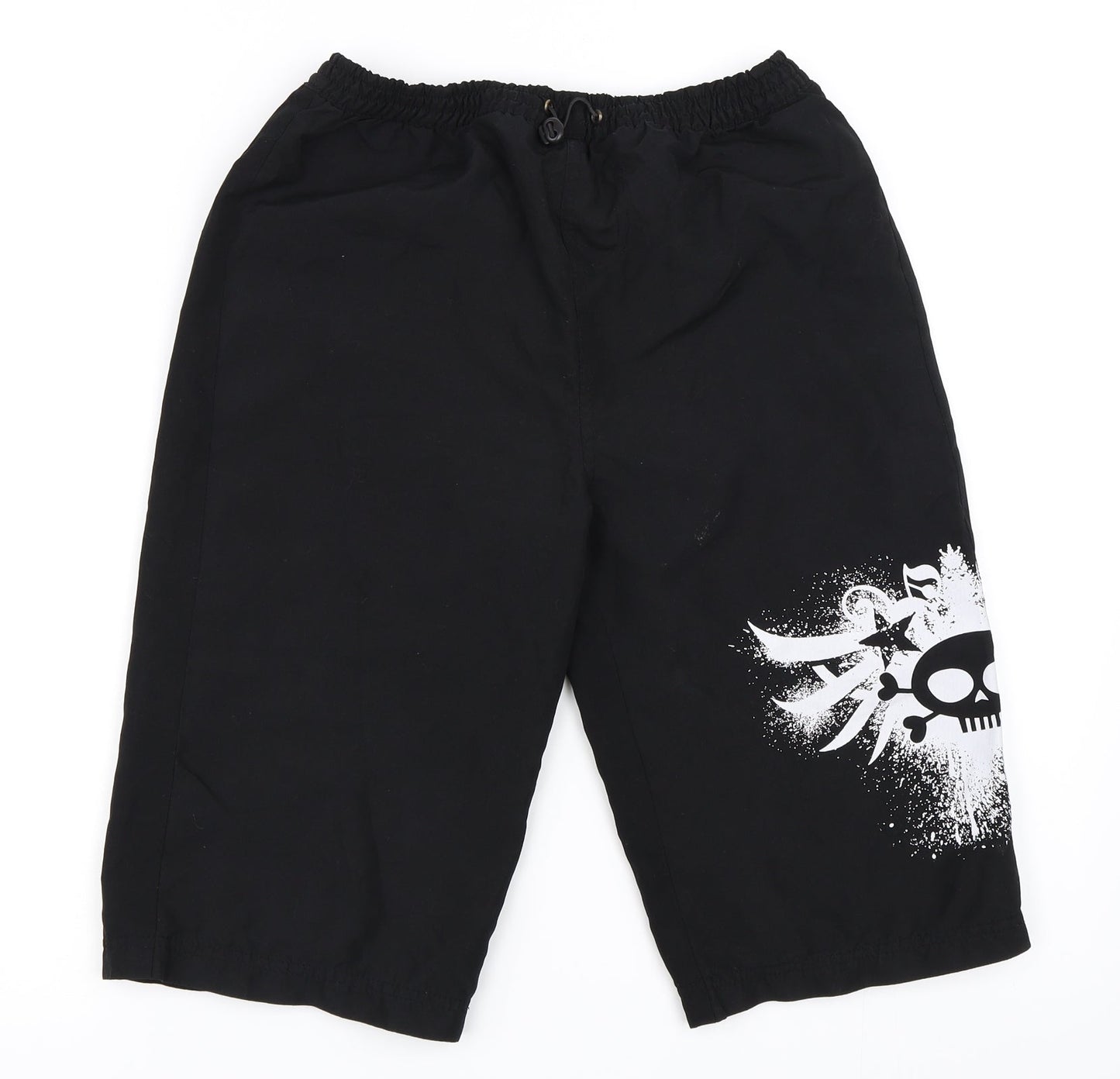 Urban Outlaws Boys Black   Bermuda Shorts Size 9-10 Years