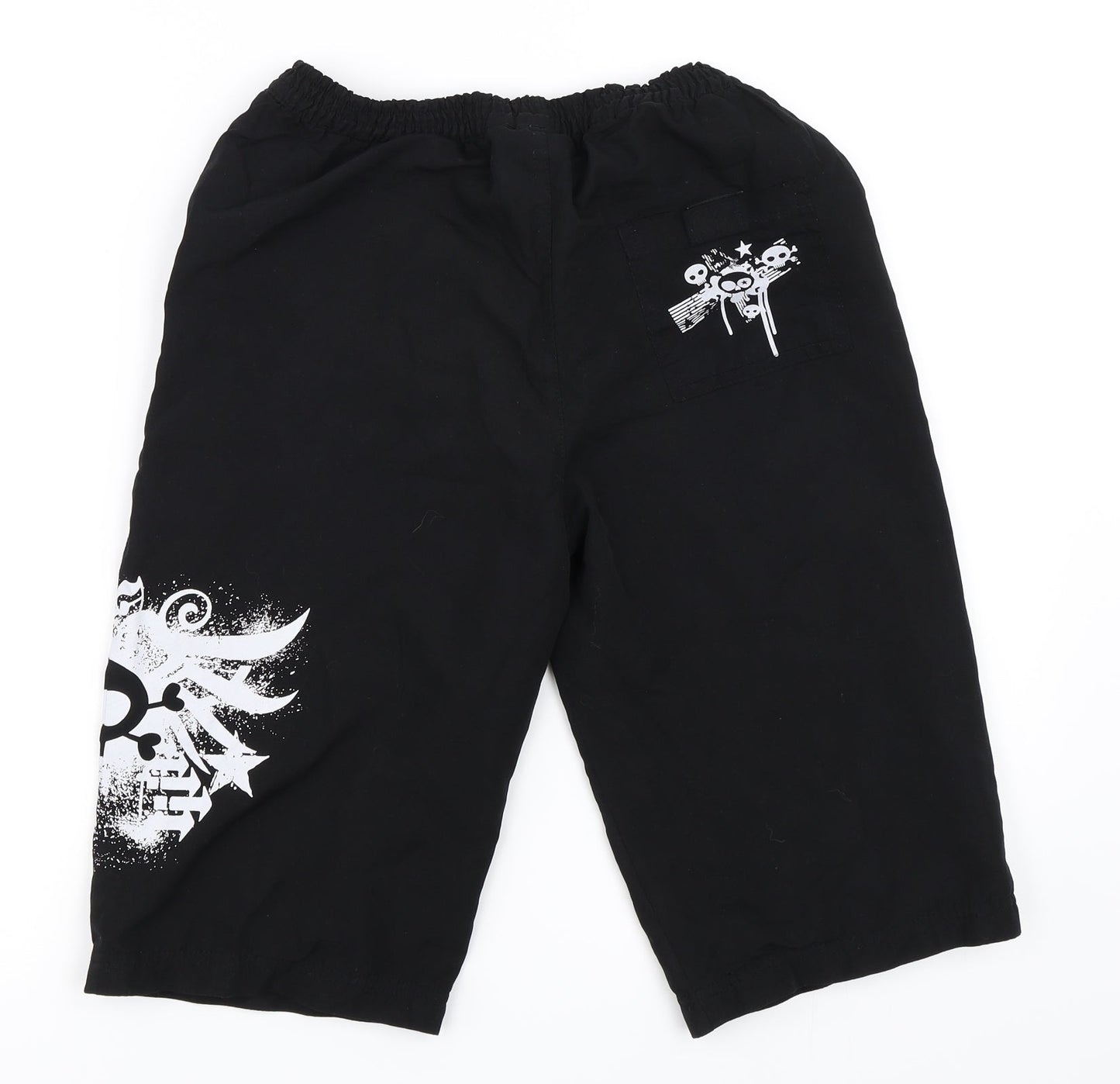 Urban Outlaws Boys Black   Bermuda Shorts Size 9-10 Years