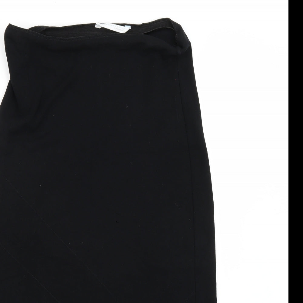 AMARANTO Womens Black   A-Line Skirt Size 8