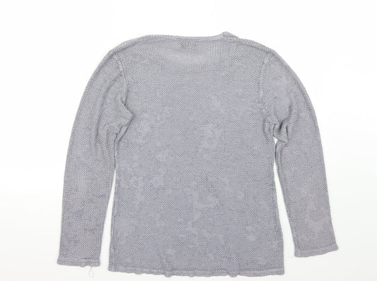Wallis  Womens Grey   Basic T-Shirt Size 12