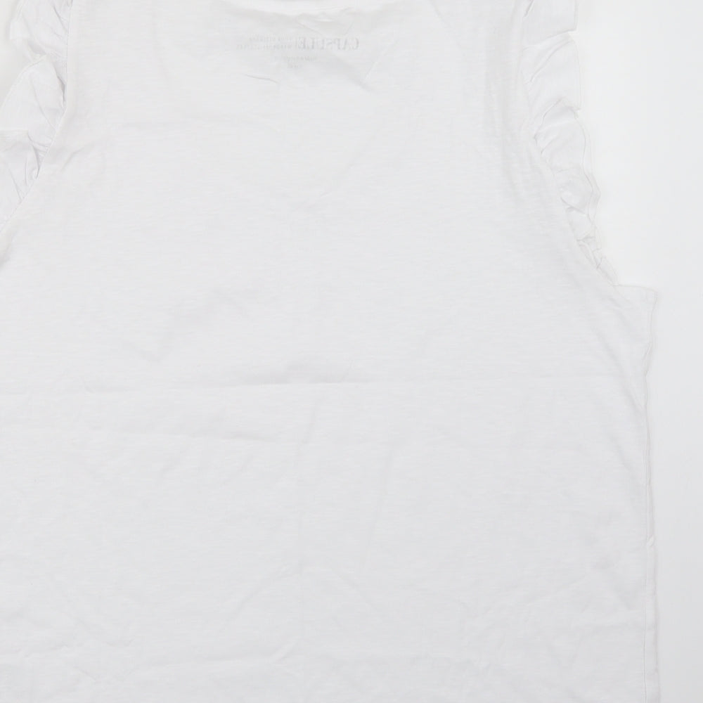 Capsule Womens White   Basic T-Shirt Size 22
