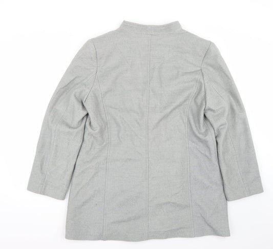 Damart Womens Grey   Jacket Coat Size 16