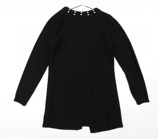 bonprix Womens Black  Knit Cardigan Jumper Size S